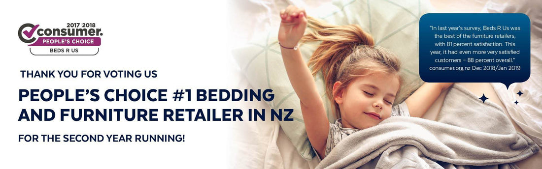 BedsRuS – Winner of consumer NZ’s People’s Choice award – Furniture & Bedding for a second consecutive year.-BedsRus Blog Banner