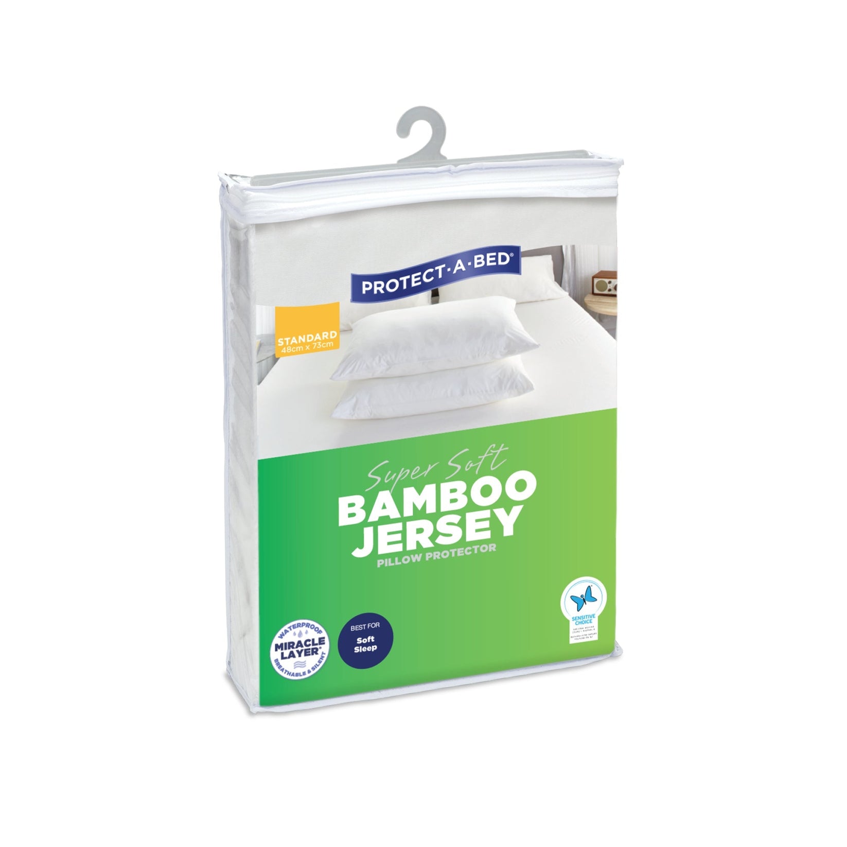ProtectABed Bamboo Jersey Pillow Protector