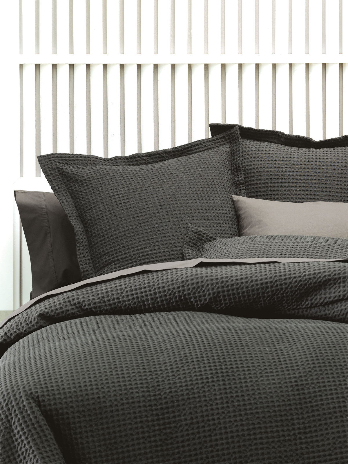 Linen House Deluxe Waffle Duvet Cover Set