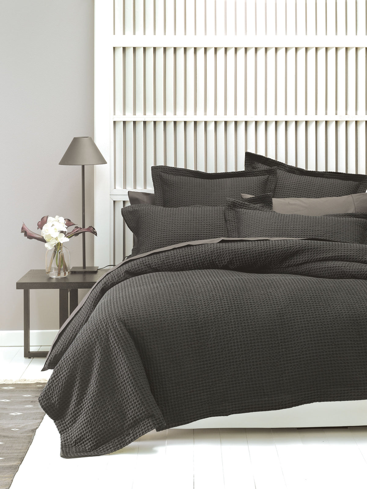 Linen House Deluxe Waffle Duvet Cover Set