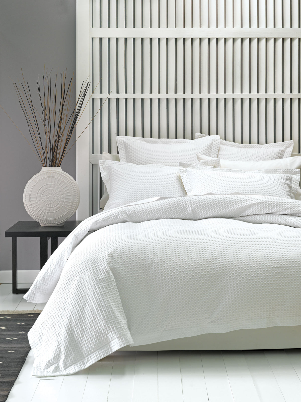 Linen House Deluxe Waffle Duvet Cover Set