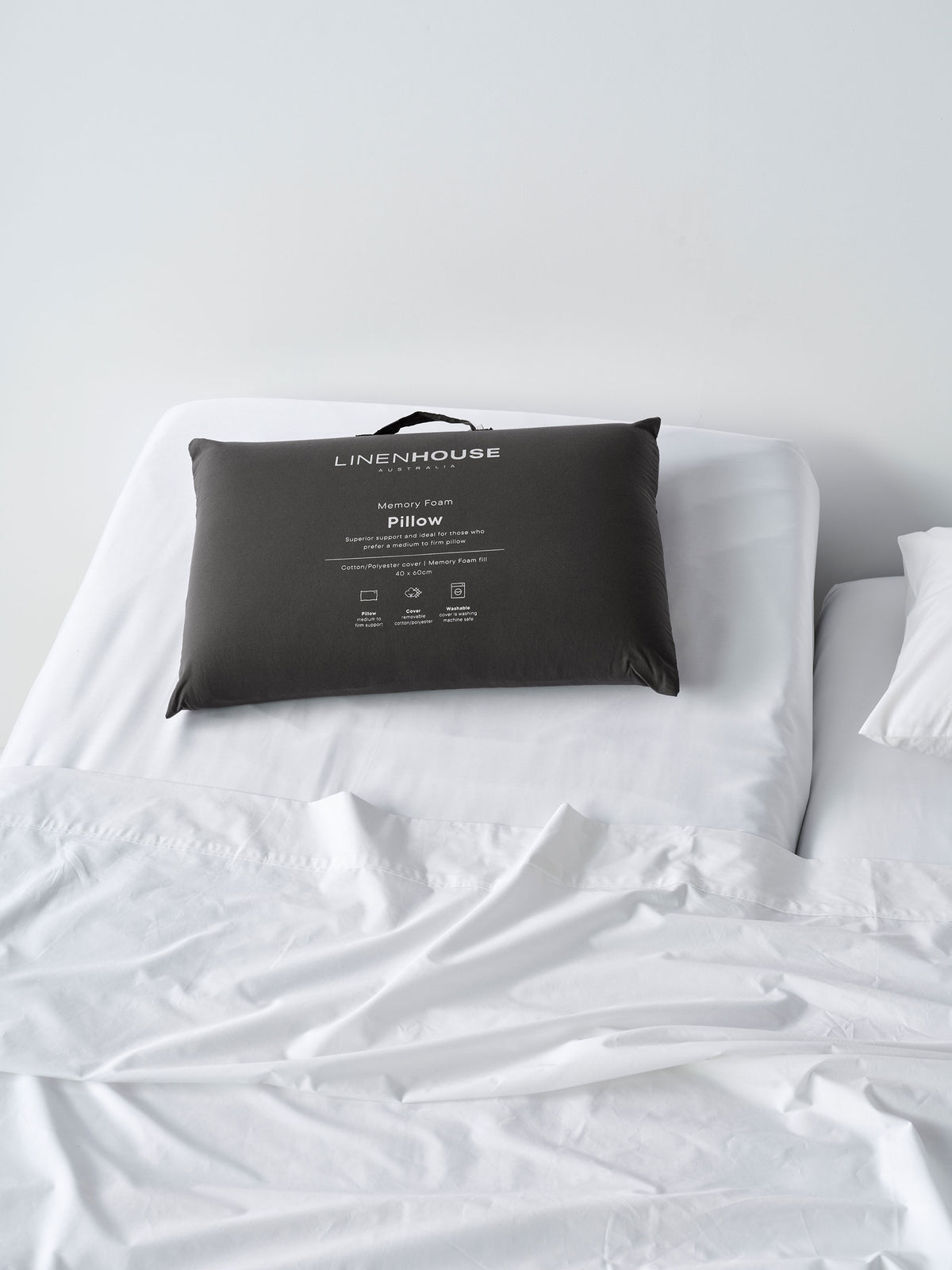 Linen House Memory Foam Standard Pillow