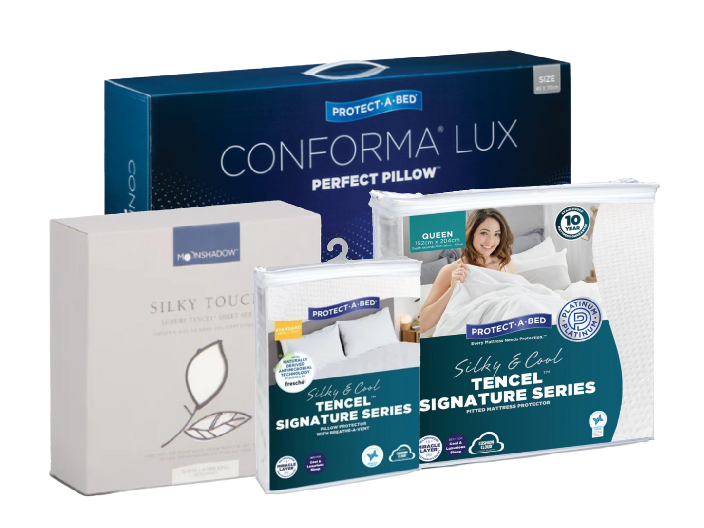 Protect-A-Bed Bundle featuring Tencel® Signature Series Long Single